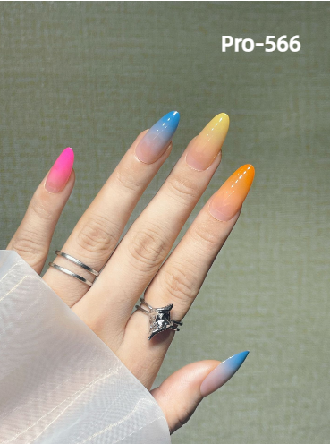 [Buy 6 Get 2]Promakepro Mid-Length 501-600 Press On Nails 24PCS/Sets Unique Design High Quality Reusable