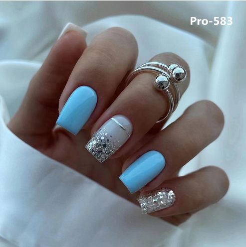 [Buy 6 Get 2]Promakepro Mid-Length 501-600 Press On Nails 24PCS/Sets Unique Design High Quality Reusable