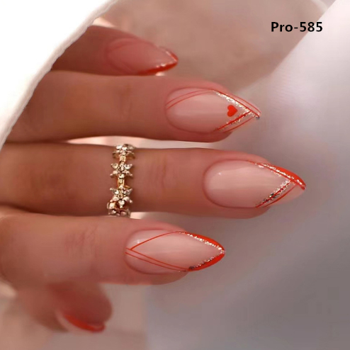 [Buy 6 Get 2]Promakepro Mid-Length 501-600 Press On Nails 24PCS/Sets Unique Design High Quality Reusable