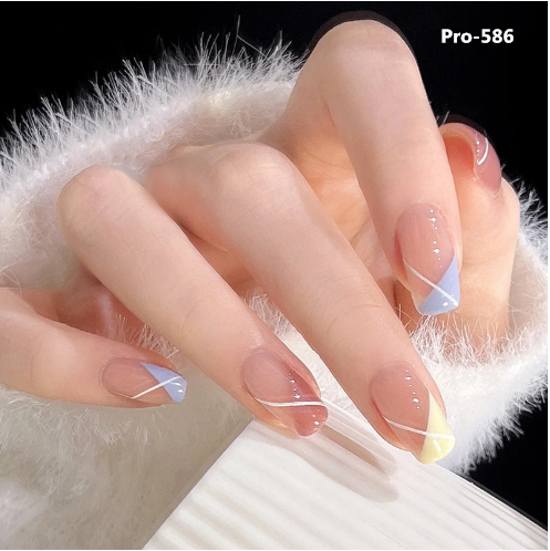 [Buy 6 Get 2]Promakepro Mid-Length 501-600 Press On Nails 24PCS/Sets Unique Design High Quality Reusable
