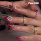 [Buy 6 Get 2]Promakepro Mid-Length 501-600 Press On Nails 24PCS/Sets Unique Design High Quality Reusable