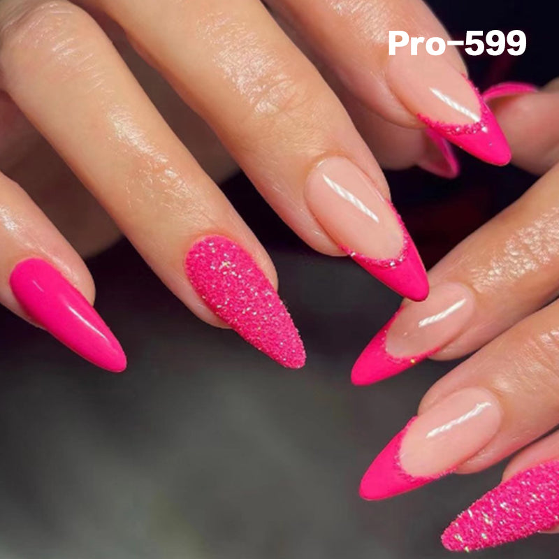 [Buy 6 Get 2]Promakepro Mid-Length 501-600 Press On Nails 24PCS/Sets Unique Design High Quality Reusable