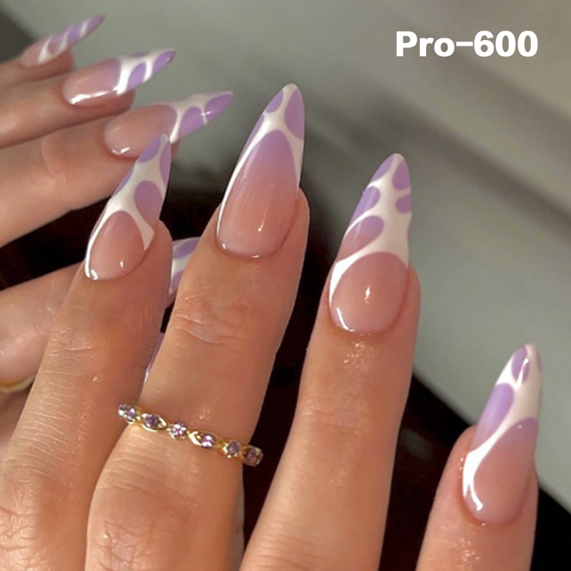 [Buy 6 Get 2]Promakepro Mid-Length 501-600 Press On Nails 24PCS/Sets Unique Design High Quality Reusable