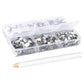 Promake® DIY Nails Accessory 6 Grid Jewelry Colorful Crystals Material Box
