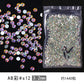 Promake® DIY Manicure Diamond Mesh Popular Nail Rhinestone Ornament Manicure Small Diamond Super Flash Diamond Decorations Dream White round Diamond Accessories Rhinestone