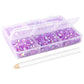Promake® DIY Nails Accessory 6 Grid Jewelry Colorful Crystals Material Box