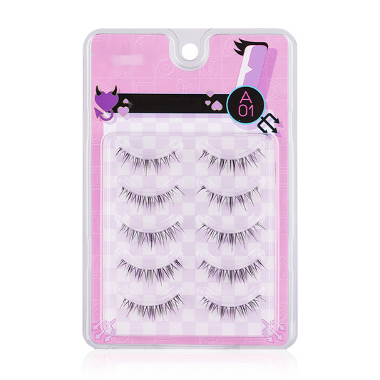 Promake® False Eyelashes | Natural Simulation | Sheer Root | Cos Cartoon | Lazy Mirror Fairy Eyelashes