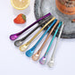 Promake® Factory Wholesale | Creative 304 Stainless Steel Filter Straw Spoon