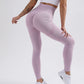 Promakepro Best Seller in Europe and America Exercise Workout Pants Seamless Knitted Hip Slimming Leggings Women's Moisture Wicking Yoga Pants Spot