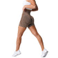 Fitness Contour Shorts Europe and America Cross Border Smiley Shorts Yoga Shorts Fitness Shorts