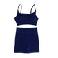 lar YogaPromakepro Boat INS Popu Suit Thread Type Design One Shoulder Sports Bra Set Combination Yoga Clothes Wholesale