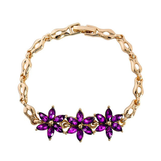 Promake® | Gold Shiny Crystal Bracelet